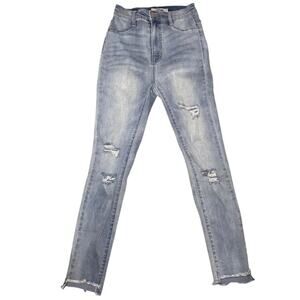 💙 Refuge High‑Rise Distressed Skinny Jeans 🔥 Size 0